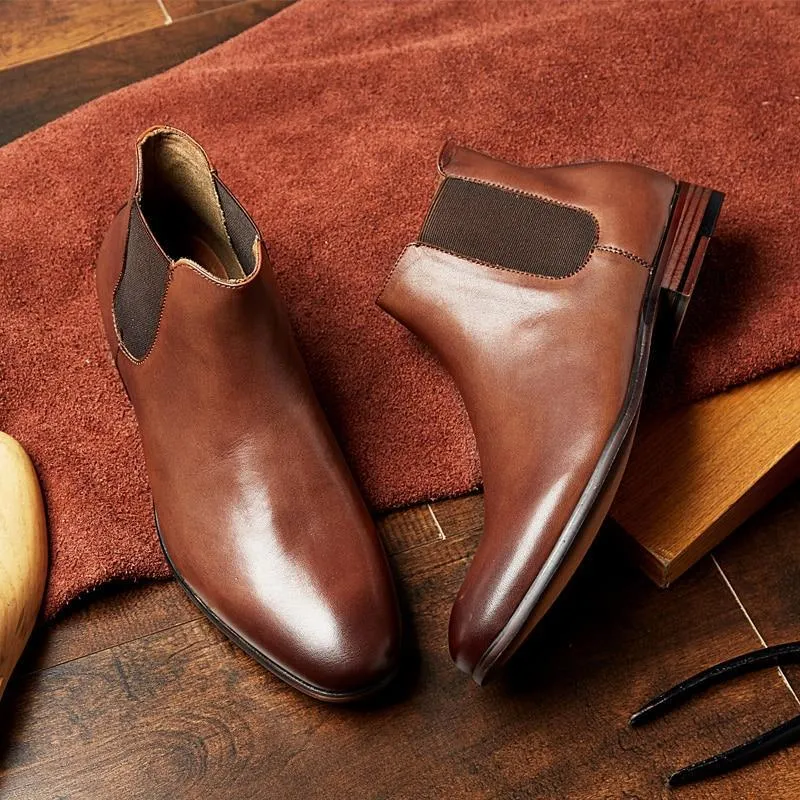 Angelo Ricci™ Gentleman Stylish Leather Boots