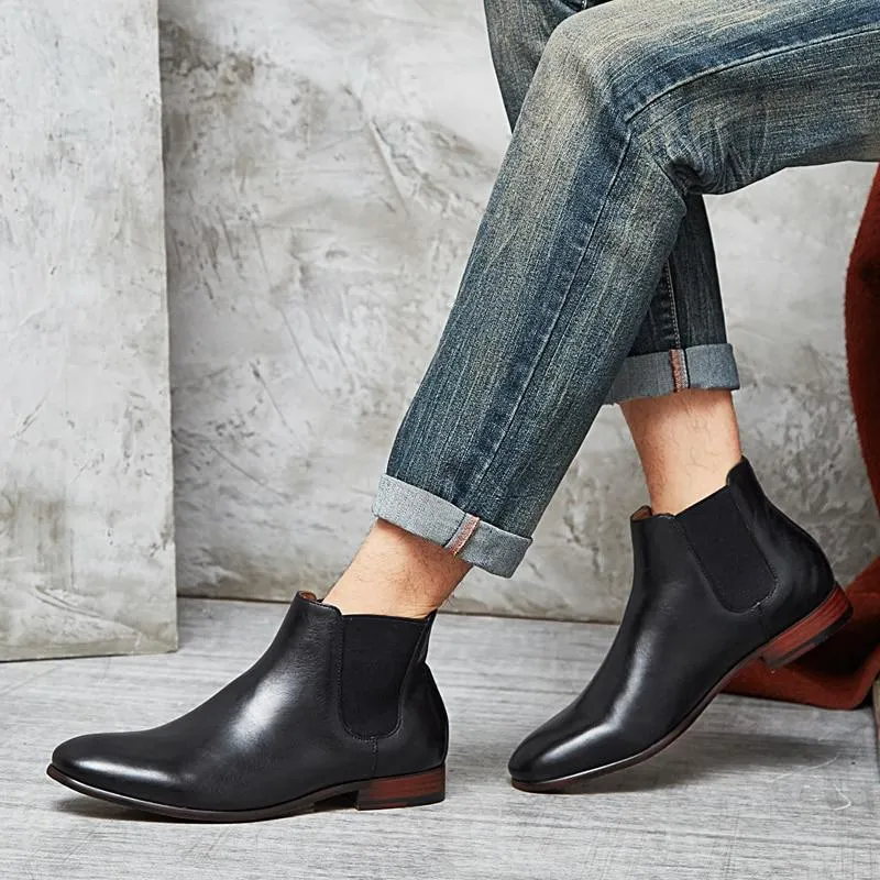 Angelo Ricci™ Gentleman Stylish Leather Boots