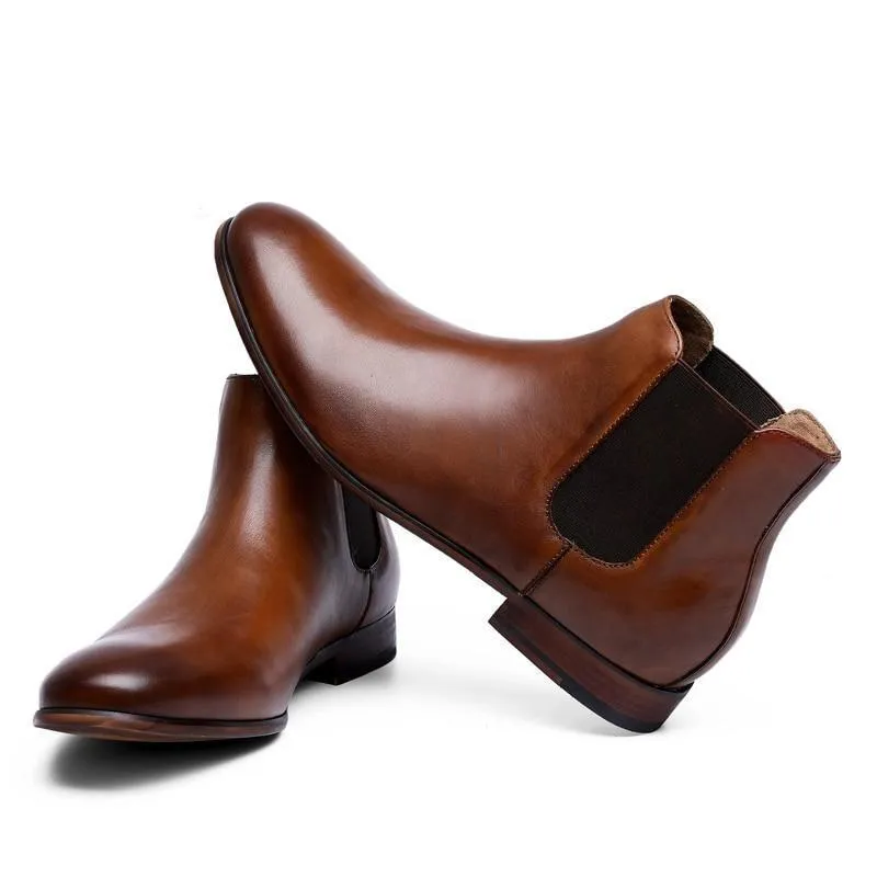 Angelo Ricci™ Gentleman Stylish Leather Boots