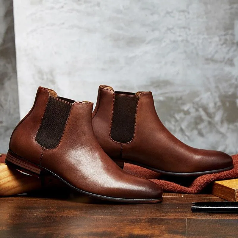 Angelo Ricci™ Gentleman Stylish Leather Boots