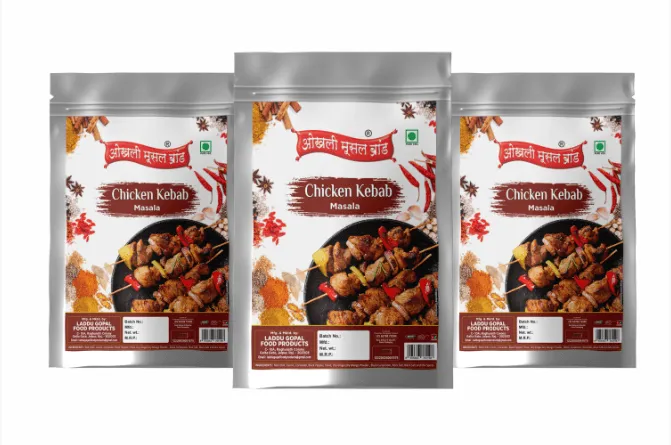 Chicken kebab masala 450g(pack of 3x 150g)|OKHLI MUSAL BRAND
