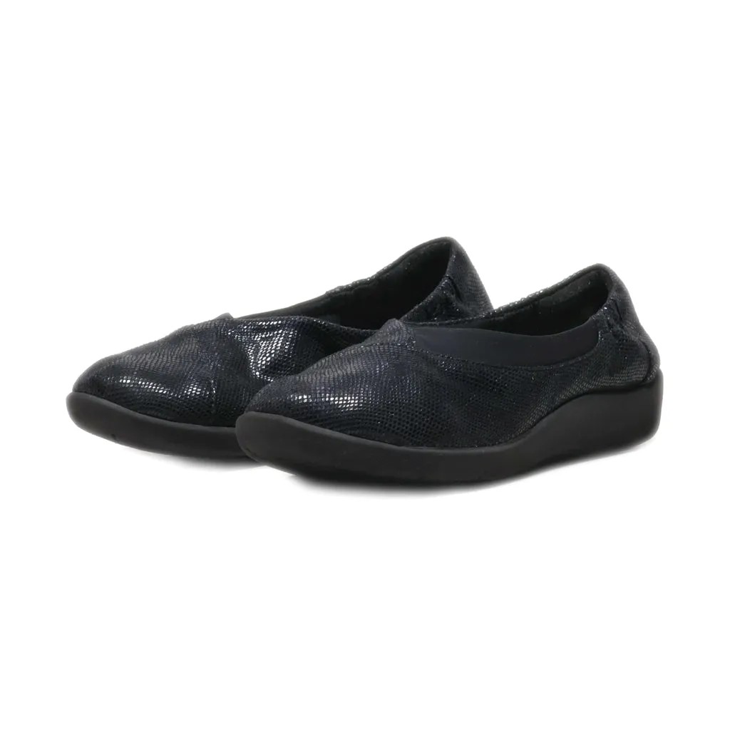 Clarks Ballerinas Fabric Black Colour For Women