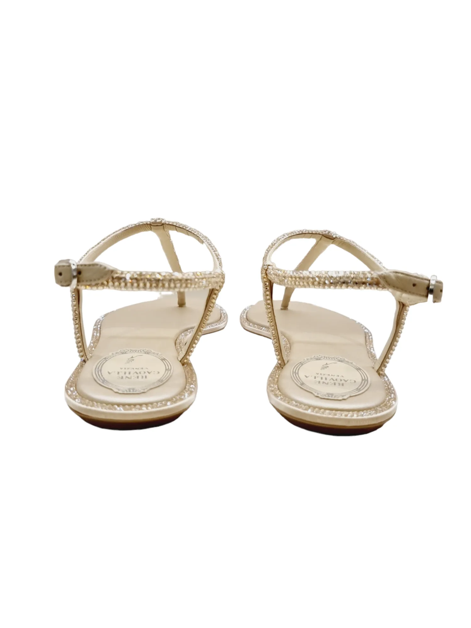 Diana Gold Jewel Sandals (carryover style)