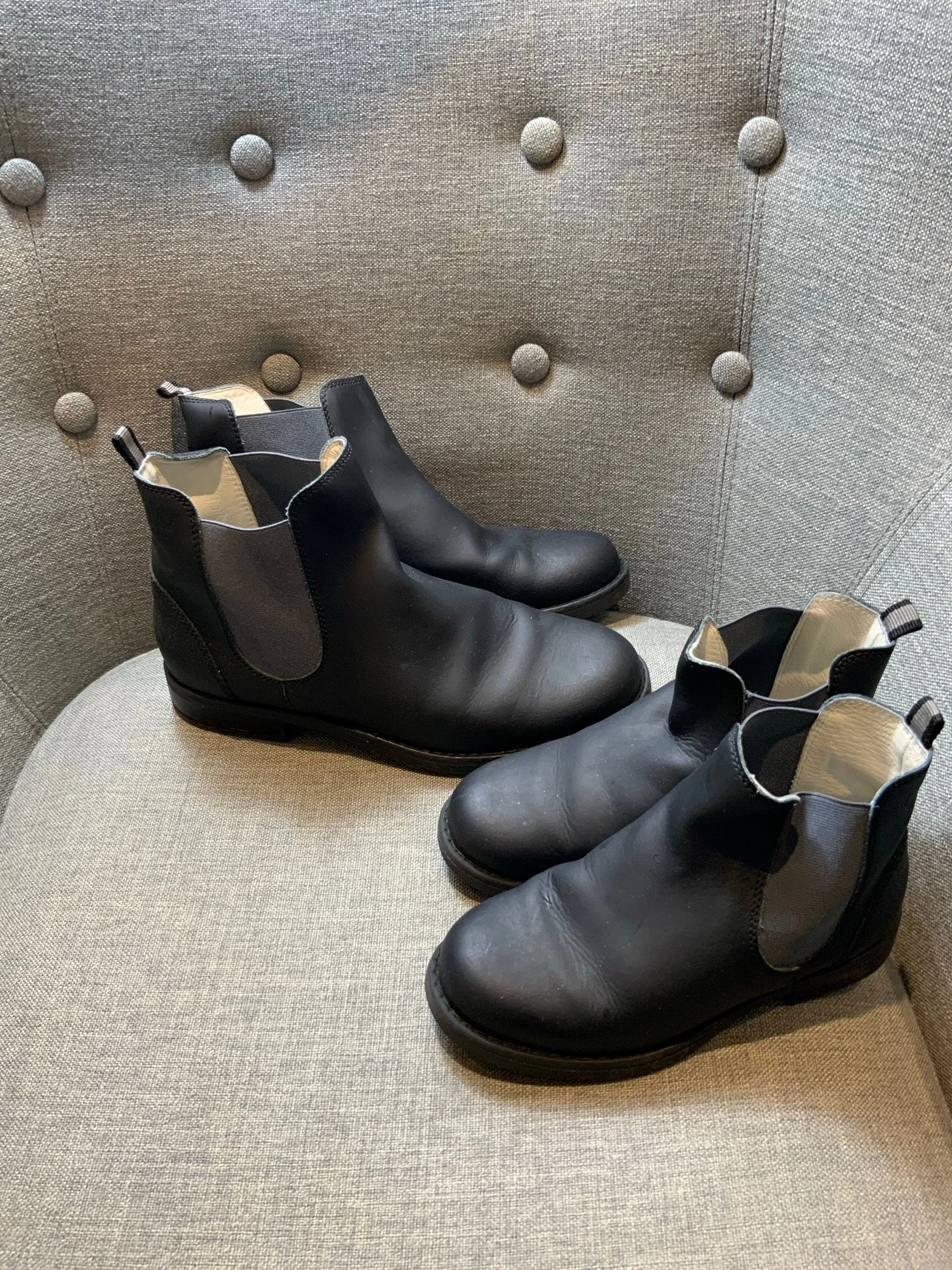 il gufo Children Boys' Navy Round-Toe Chelsea Boots Waterproof Size 29 & 38 children