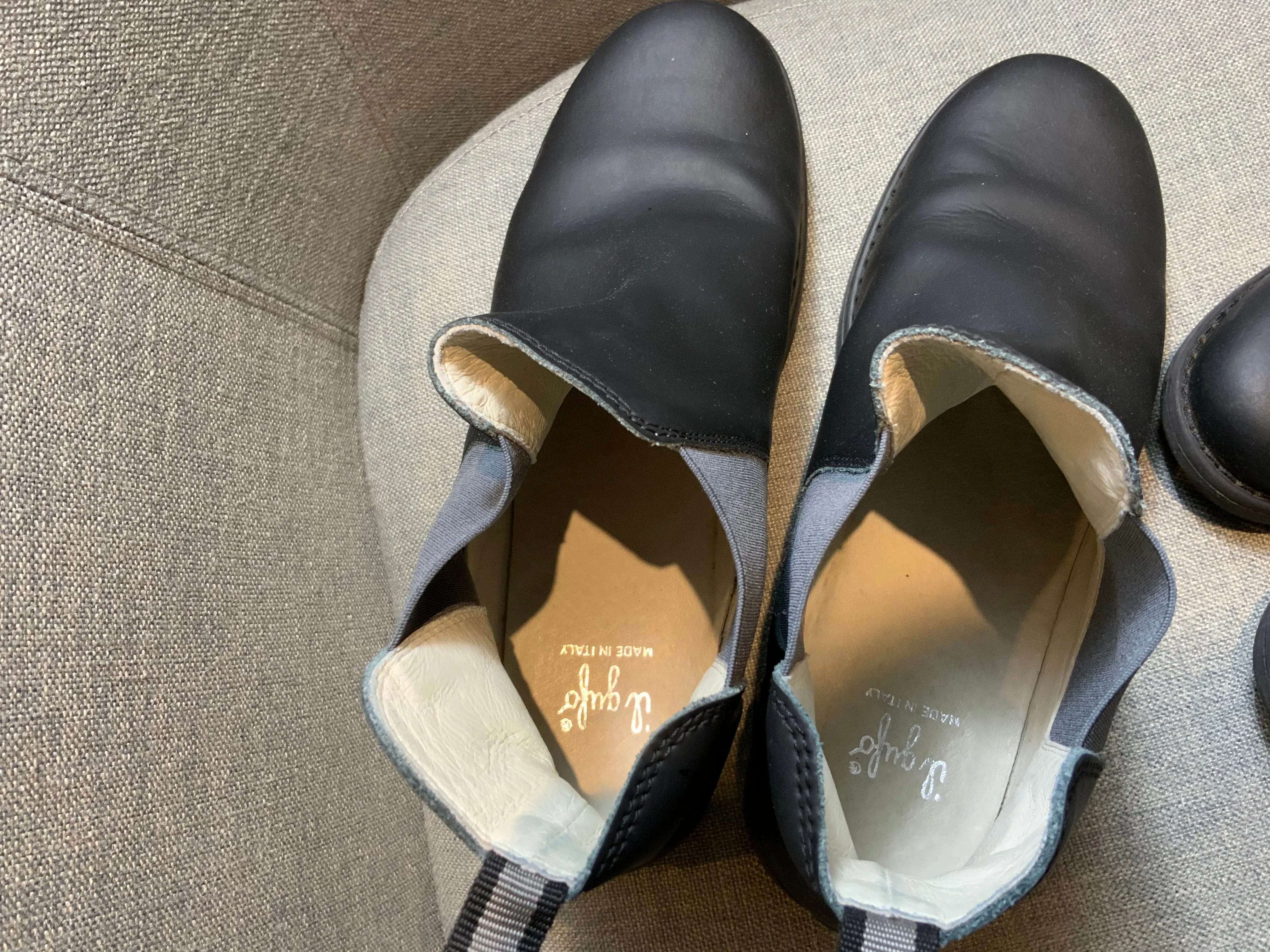il gufo Children Boys' Navy Round-Toe Chelsea Boots Waterproof Size 29 & 38 children