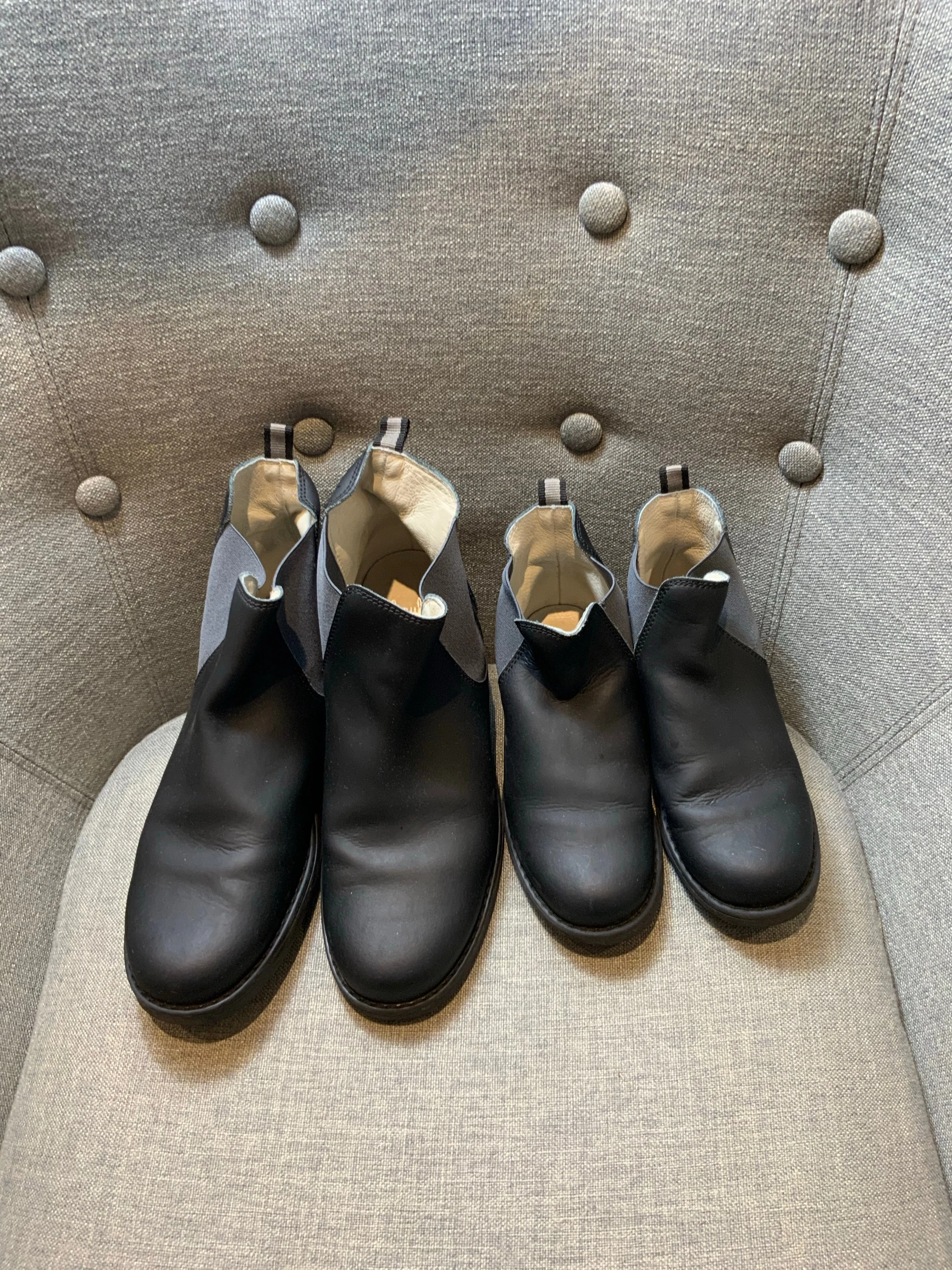 il gufo Children Boys' Navy Round-Toe Chelsea Boots Waterproof Size 29 & 38 children