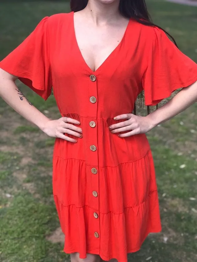 Little Red Dress- Size Small LAST ONE!