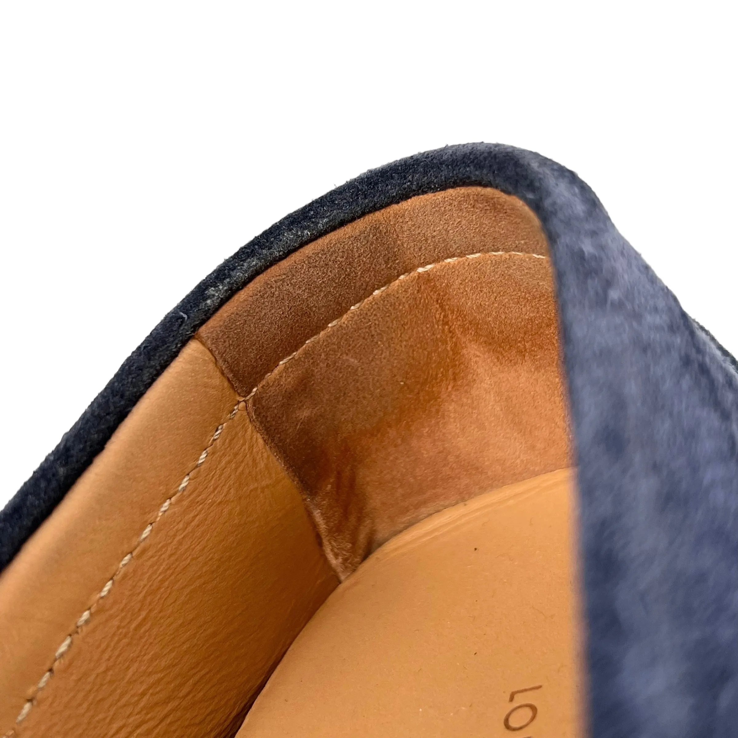 Louis Vuitton Men's Blue Suede Porto Vecchio Moccasin Loafers