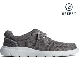 Men's Captain's Moc Mesh Sneaker - Grey (STS24877)