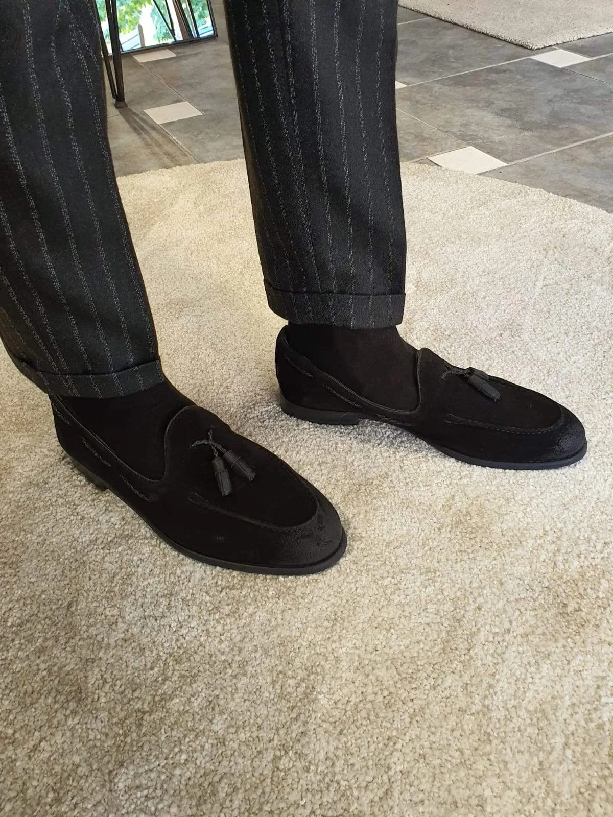 Napoca Suede Black Sardinelli Loafers