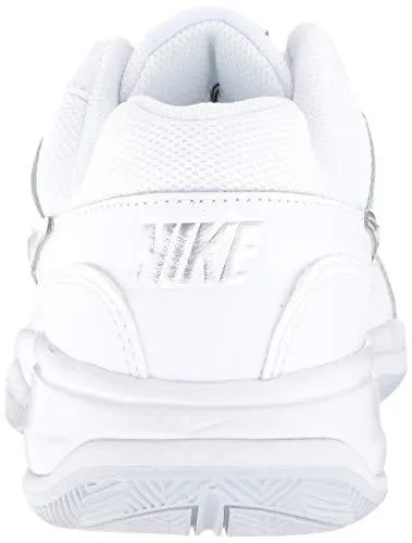 Nike Women's Court Lite Tennis Shoe, White/Metallic Silver/Medium Grey, 11.5 Regular US
