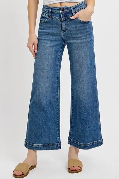 Risen Easy Street Wide-Leg Jeans