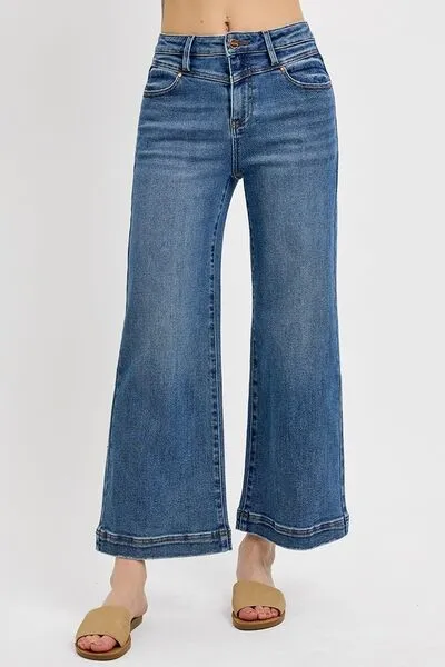 Risen Easy Street Wide-Leg Jeans