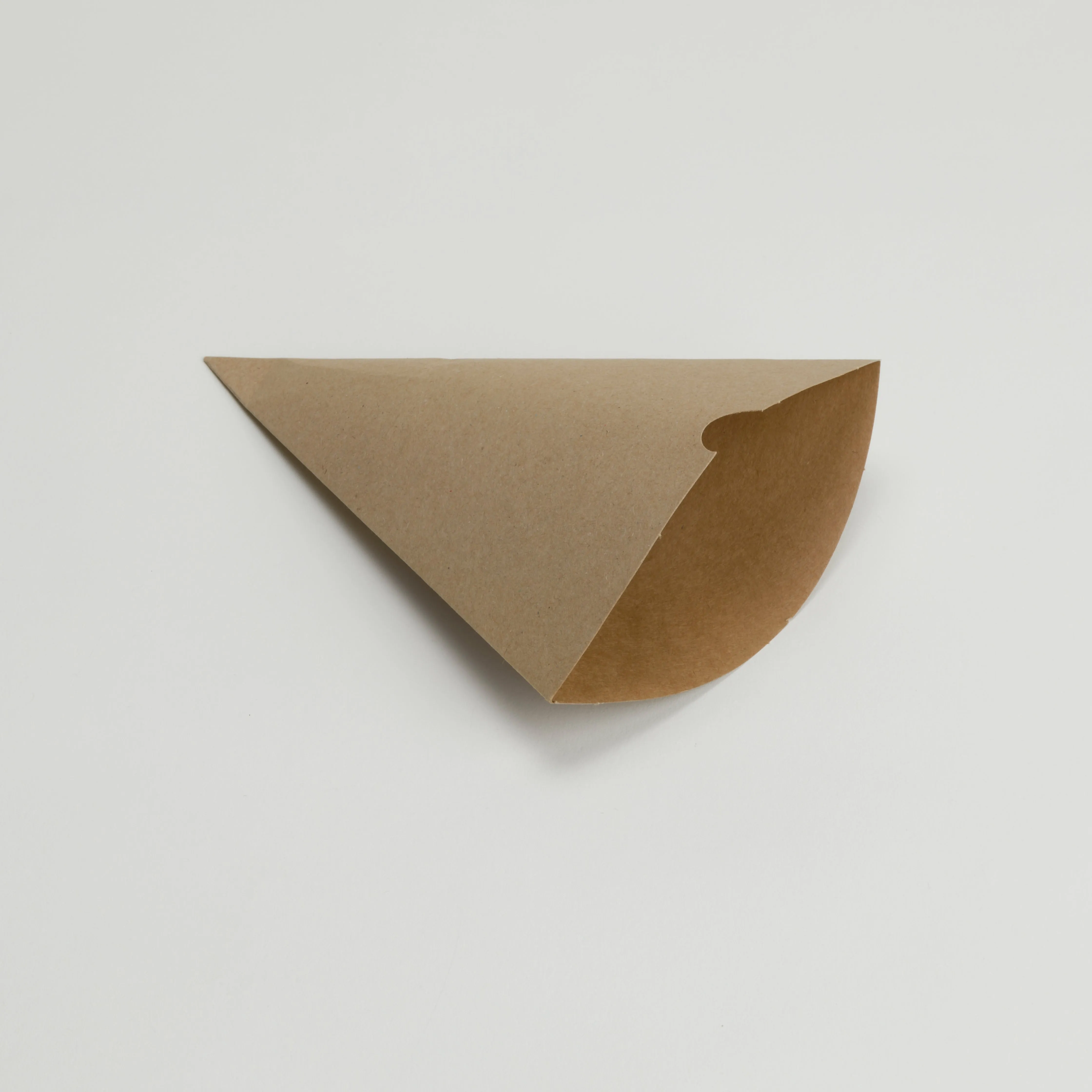 Small Kraft Takeaway Food Cones x500