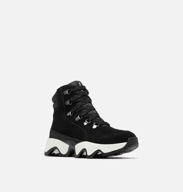 Sorel Women's Kinetic Impact Conquest Plus Waterproof Sneaker Boots-Black, Sea Salt