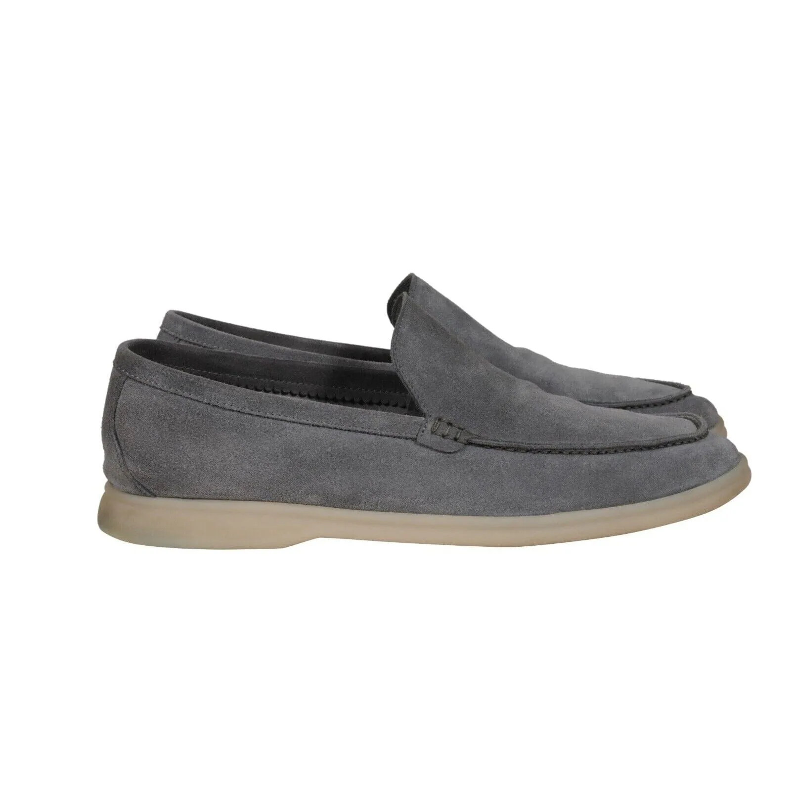 Summer Walk US 10 EU 43 Gray Suede Low Top Slip On Loafers