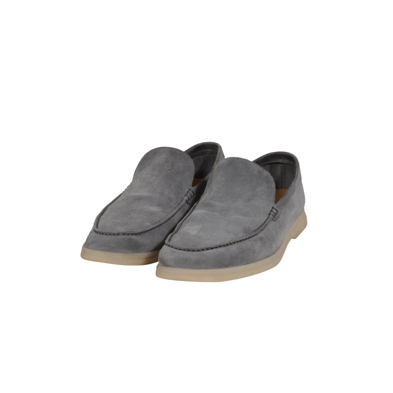 Summer Walk US 10 EU 43 Gray Suede Low Top Slip On Loafers