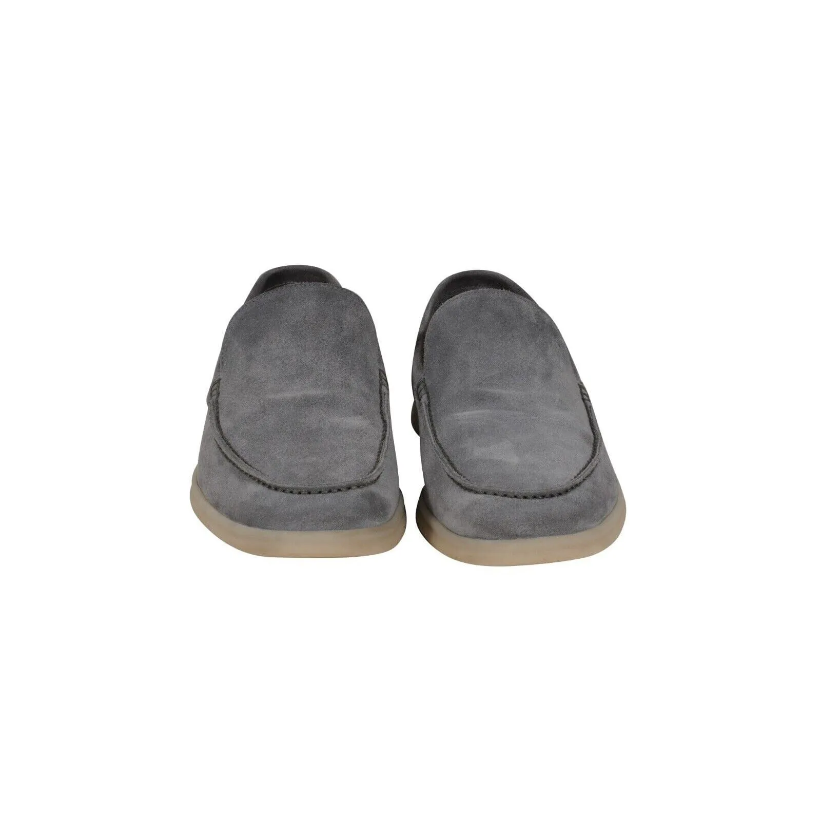 Summer Walk US 10 EU 43 Gray Suede Low Top Slip On Loafers