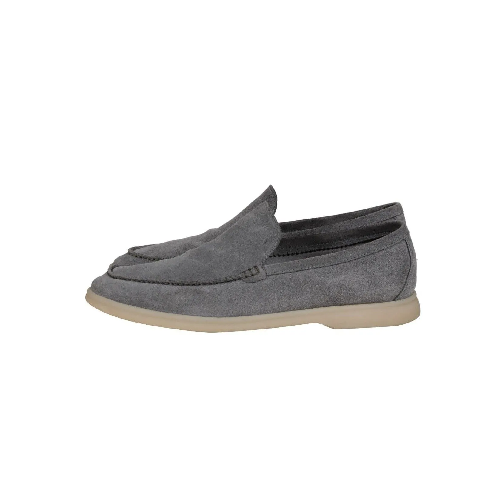 Summer Walk US 10 EU 43 Gray Suede Low Top Slip On Loafers