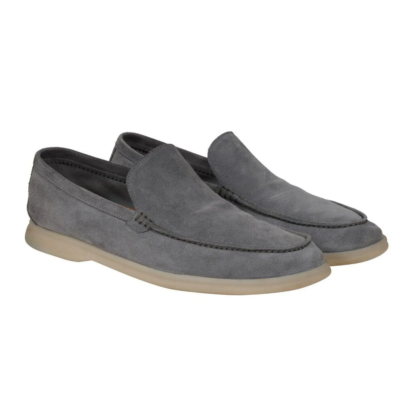 Summer Walk US 10 EU 43 Gray Suede Low Top Slip On Loafers