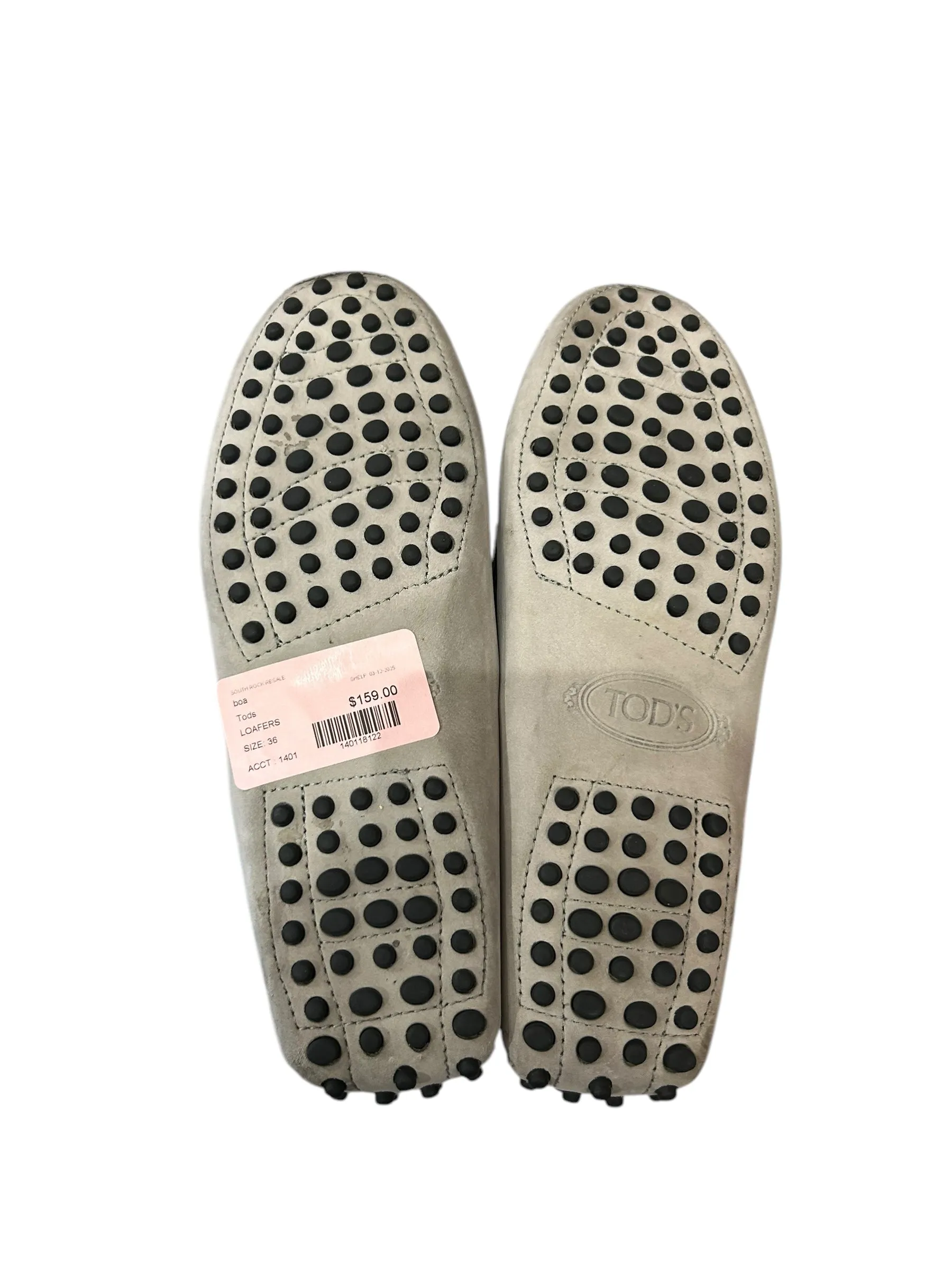 TODS BOA Suede Loafers - Size 36