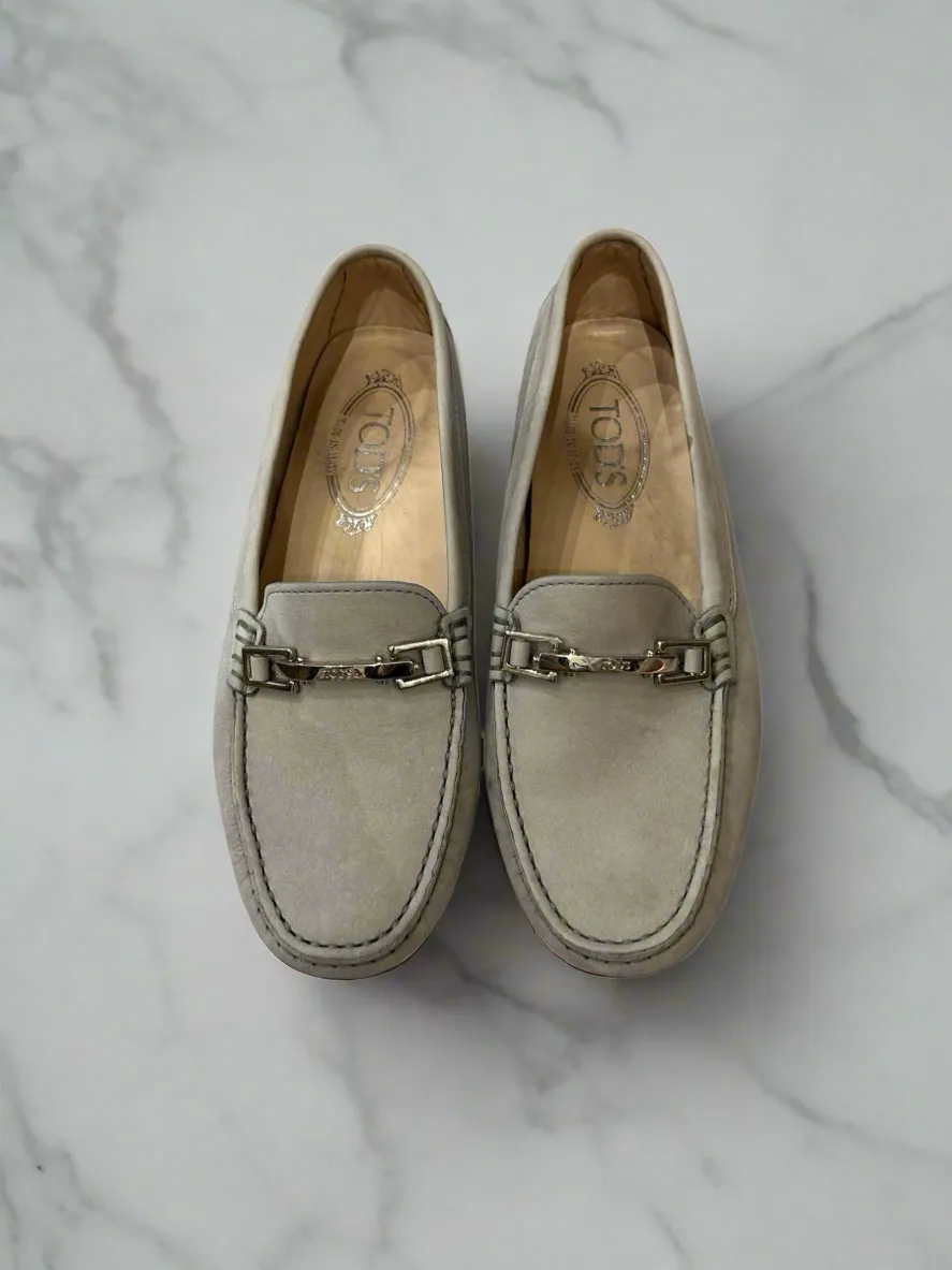 TODS BOA Suede Loafers - Size 36