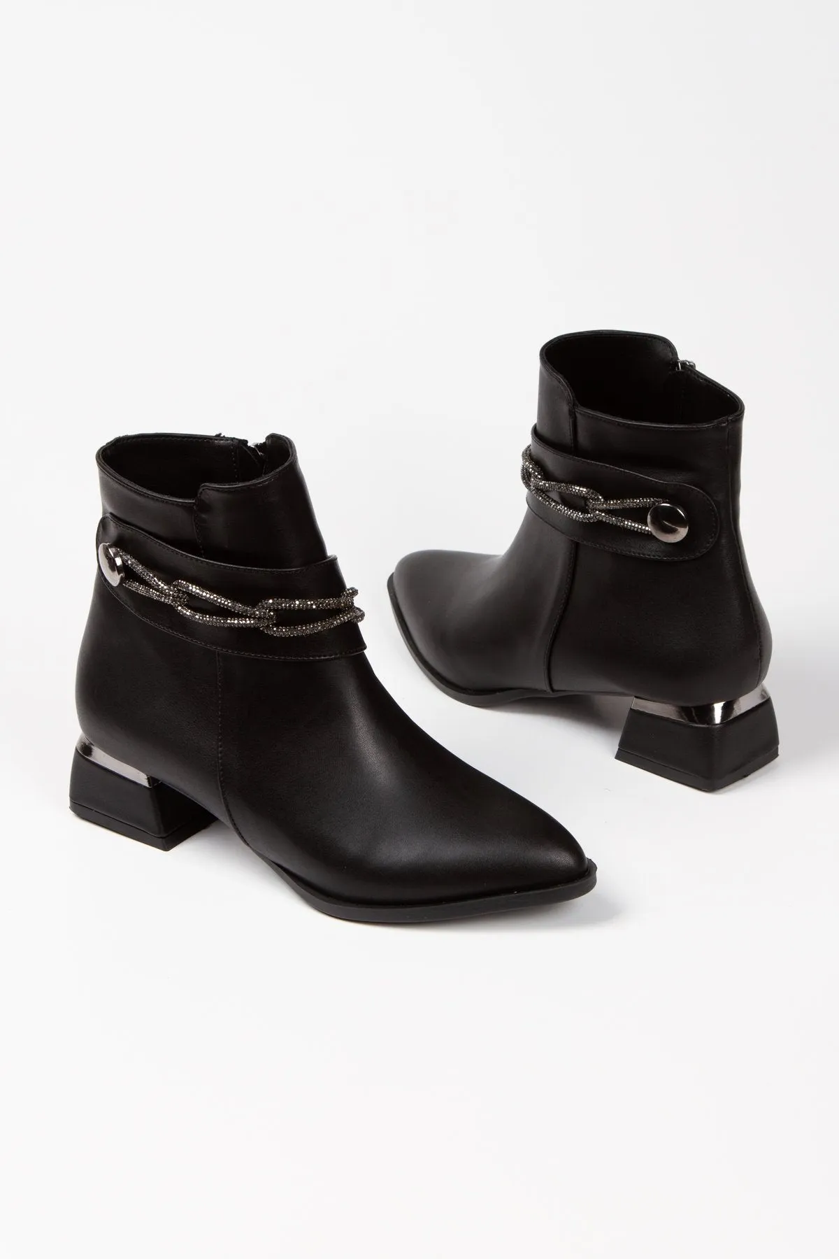 Women's Stylish Short Heeled Boots