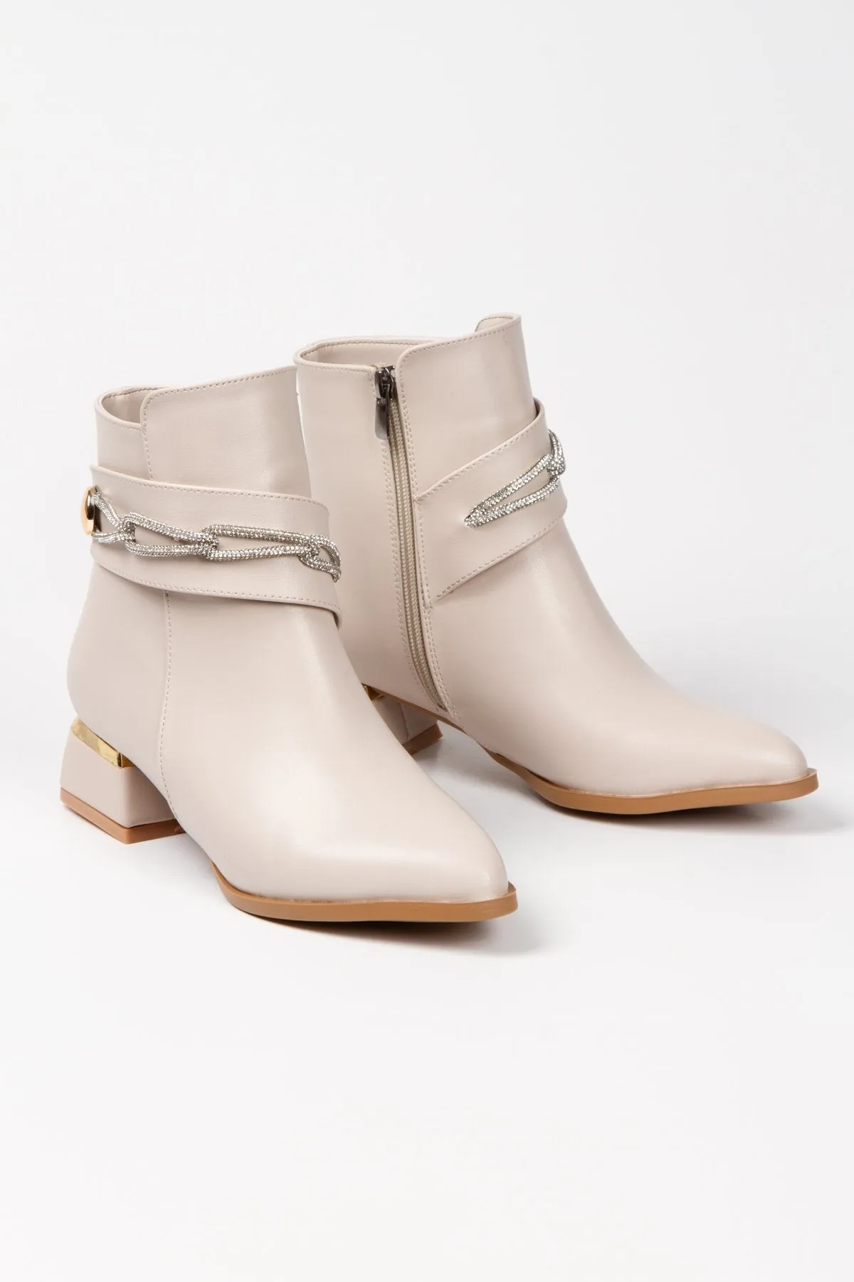 Women's Stylish Short Heeled Boots